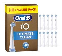 Oral-B iO Series Ultimate Clean, Original Replacement Round Brush Heads, with Crisscross Bristles for Advanced Deep Cleaning and Plaque Removal, Designed for Oral-B iO Electric Toothbrushes, 10