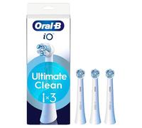 Oral-B iO Series Ultimate Clean Replacement Heads, Genuine Round Heads, Crisscross Bristles, Plaque Removal, 3