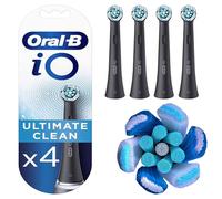 Oral-B iO Ultimate Clean Electric Toothbrush Head Pack of 4 Black - iORBCB-4