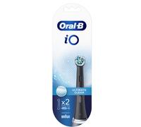 Oral-B iO Ultimate Clean Replacement Brush Heads, Black, 2 Count