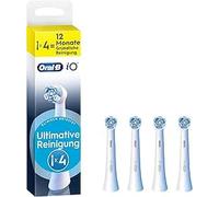 Oral-B iO Ultimate Cleaning Original Replacement Toothbrush Heads for Oral-B iO Electric Toothbrushes 'Bristle-in-Bust' Bundle, White, Pack of 4