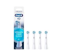Oral-B iO Ultimate Cleaning Original Replacement Toothbrush Heads for Oral-B iO Electric Toothbrushes 'Bristle-in-Bust' Bundle, White, Pack of 4