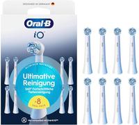 Oral-B iO Ultimate Cleaning Original Replacement Toothbrush Heads for Oral-B iO Electric Toothbrushes, 'Bristle-in-Bust' Bundle, White, Pack of 8