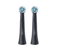 Oral-B iO Ultimate Cleaning Original Replacement Toothbrush Heads for Oral-B iO Electric Toothbrushes, 'Bristle-in-Bust' Bundle, Black, Pack of 2