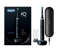 Oral-B iO10 Electric Toothbrushes Adults, Gifts For Women / Men, 1 Handle, 1 Toothbrush Head & Charging Travel Case, 7 Modes, Sense Smart Charger, 2 Pin UK Plug, Cosmic Black, Oral B IO Toothbrush