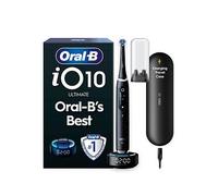 Oral-B iO10 Electric Toothbrushes Adults, Gifts For Women / Men, 1 Handle, 1 Toothbrush Head & Charging Travel Case, 7 Modes, Sense Smart Charger, 2 Pin UK Plug, Cosmic Black, Oral B IO Toothbrush