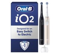 Oral-B iO2 Electric Toothbrush Night Black & Calm Pink Duo Pack