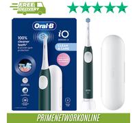 Oral-B iO2 Forest Green Electric Toothbrush, 1 Toothbrush Head, 1 Travel Case