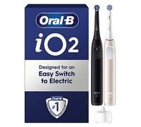 Oral-B iO2 Electric Toothbrush Night Black & Calm Pink Duo Pack