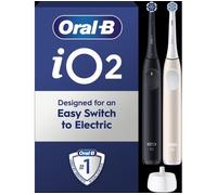 Oral-B iO2 Duo Pack Electric Toothbrush - Night Black/Pink