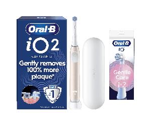 Oral-B iO2 Electric Toothbrush with Travel Case - Without Toothpaste - Toothbrush