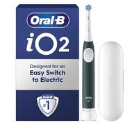 Oral-B iO2 Forest Green Electric Toothbrush, 1 Toothbrush Head, 1 Travel Case