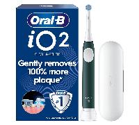 Oral-B iO2 Forest Green Electric Toothbrush with Travel Case - Toothbrush Only