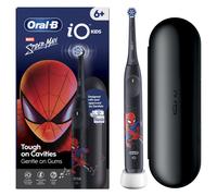 Oral-B iO Kids Marvel Spiderman Electric Toothbrush, 1 Toothbrush Head, 1 Travel Case, 3 Modes with Kid-Friendly Sensitive Mode, 2-Min Music Timer, for Ages 6+