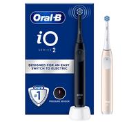Oral-B iO2 Electric Toothbrush Night Black & Calm Pink Duo Pack