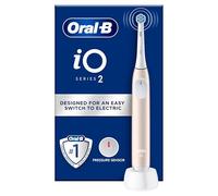 Oral- iO 2 Light Pink Electric Toothbrush for Adults, 3 Cleaning Modes, Soft for Gums, Soft Brushing, Accessories, Oral B Brush Replacement, Charger