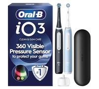 Oral-B iO iO3 Matt Black & Ice Blue Electric Toothbrush
