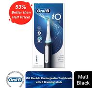 Oral-B iO iO3 Matt Black Electric Toothbrush