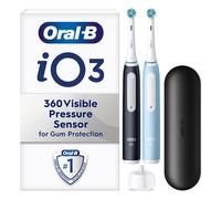 ORAL-B iO3 Electric Toothbrush Duo Pack - Blue & Black, Black,Blue