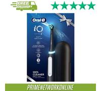 Oral-B iO3 Matte Black Electric Toothbrush with Travel Case - Toothbrush