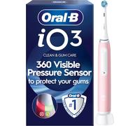 Oral-B iO3 Electric Toothbrush Pink Rechargeable Adult 3 Modes Smart Timer