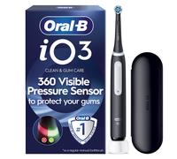 Oral-B iO3 Matte Black Electric Toothbrush with Travel Case - Toothbrush