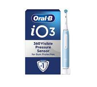 Oral-B iO3 Ice Blue Electric Toothbrush, One Colour, Women One Colour