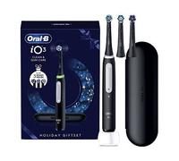 Oral-B iO3 Matt Black Electric Toothbrush Holiday Giftset