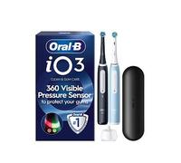 Oral-B iO iO3 Matt Black & Ice Blue Electric Toothbrush