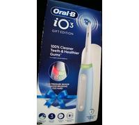 Oral-B iO3 Series 3 Ice Blue Rechargeable Electric Toothbrush. Pressure Sensor