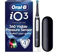 Oral-B iO3 Toothbrush and Travel Case Gift Edition - Matt Black 774/0318