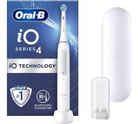 Oral-B iO4 Electric Toothbrush White 4 Modes Smart Pressure Sensor Travel Case