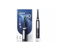 Oral-B iO4 Electric Toothbrushes For Adults, Oral B Electric Toothbrush, 1 Toothbrush Head, 4 Modes With Teeth Whitening, Electric Toothbrush Adults, UK 2 Pin Plug, Black, Oral B Io Toothbrush