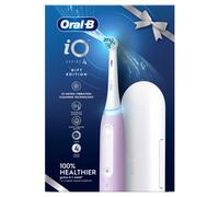 Oral-B iO4 Lavender Electric Toothbrush +Travel Case + Refill Holder