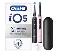 Oral-B iO5 2x Electric Toothbrushes For Adults, 2 Handles, 2 Toothbrush Heads...