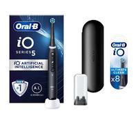 Oral-B iO5 Electric Toothbrushes with Travel Case - UK 2 Pin Plug, Black