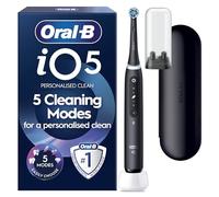 Oral-B iO5 Electric Toothbrushes with Travel Case - UK 2 Pin Plug, Black