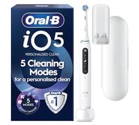 Oral-B iO5 Electric Toothbrushes with Travel Case - UK 2 Pin Plug, White