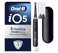 Oral-B iO5 Electric Toothbrushes with Travel Case - UK 2 Pin Plug, Black