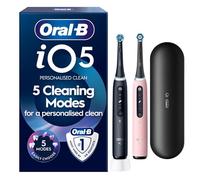 Oral-B iO5 2x Electric Toothbrushes For Adults, 2 Handles, 2 Toothbrush Heads...