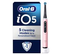 Oral-B iO5 Electric Toothbrush, 5 Modes, Visible Pressure System, Position Detection, Personalised Clean, Blush Pink
