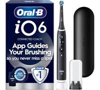 Oral-B iO6 Electric Toothbrush Black Lava AI Smart Display 5 Modes Travel Case