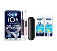 Oral-B iO6 Electric Toothbrush Night Black & Calm Pink Duo Pack - Toothbrush