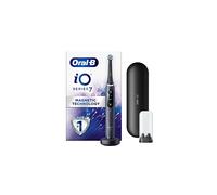 Oral-B iO7 Electric Toothbrushes For Adults, App Connected Handle, 1 Toothbrush Head & Travel Case, 5 Modes with Teeth Whitening, Black