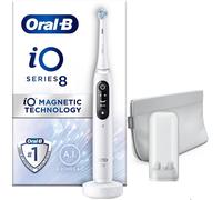 Oral B iO8 Electric Toothbrush with Magnetic Tech AI - White