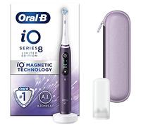 Oral-B iO8 Electric Toothbrushes For Adults, Gifts For Women / Men, App Connected Handle, 1 Toothbrush Head & Travel Case, 6 Modes with Teeth Whitening, 2 Pin UK Plug, Limited Edition