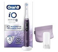 Oral-B iO8 Electric Toothbrushes For Adults, Oral B Electric Toothbrush, App Connected Handle, 1 Ultimate Clean Toothbrush Head & Magnetic Pouch, 6 Modes, Teeth Whitening, 2 Pin UK Plug