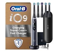 Oral-B iO9 Black Electric Toothbrush + Oral-B iO Assorted Toothbrush Heads x 5 Bundle