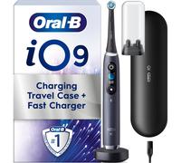 Oral-B iO9 Electric Toothbrush - 7 Modes, App Connected, 1 Brush Head, Travel Case, 2-Pin UK Plug, Black