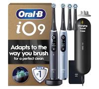 Oral-B iO9 Electric Toothbrushes for Adults, Black Onyx & Sapphire Blue